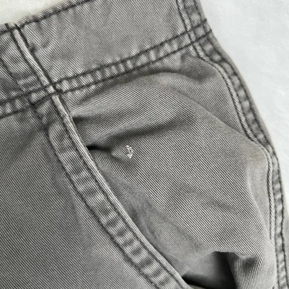 Old Navy Cargo Shorts Mens 38 Gray 10 Inseam Utility Pockets Y2K